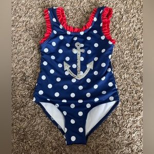 Penelope Mack Sequin Anchor One apiece Swim Suit